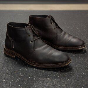 Johnston Murphy J&M 1850 Men's Boots Chukka Size 10.5 M Brown Leather Boots